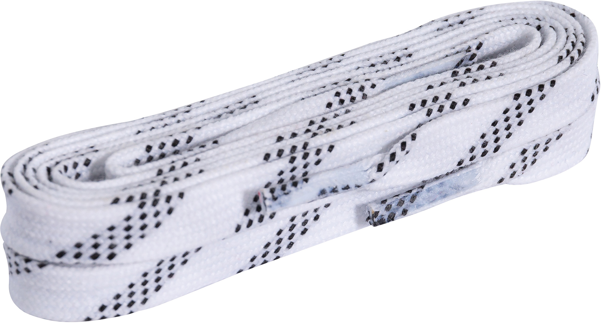 Product image 1 of the product “WAXED Laces 2026 white/black stripes 160”