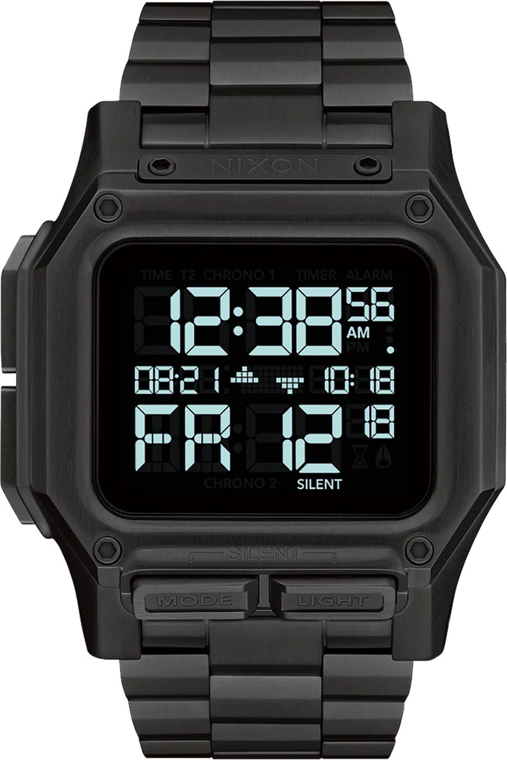 Artikelbild 1 des Artikels “REGULUS STAINLESS STEEL Uhr all black “