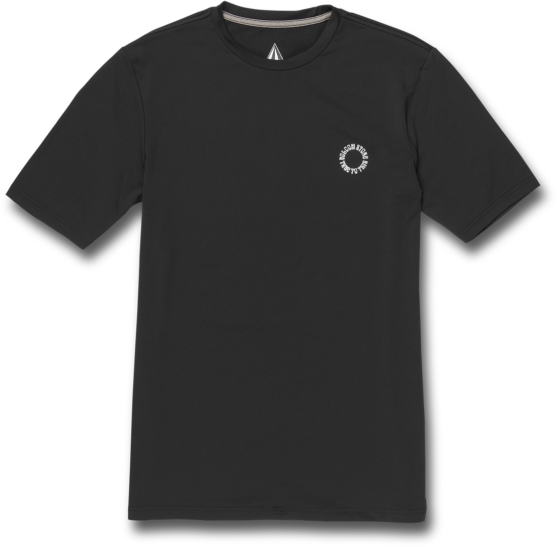 T-shirt VOLCOM Surf Lycra FAULTER SS Lycra 2022 nera costume da bagno sport acquatici