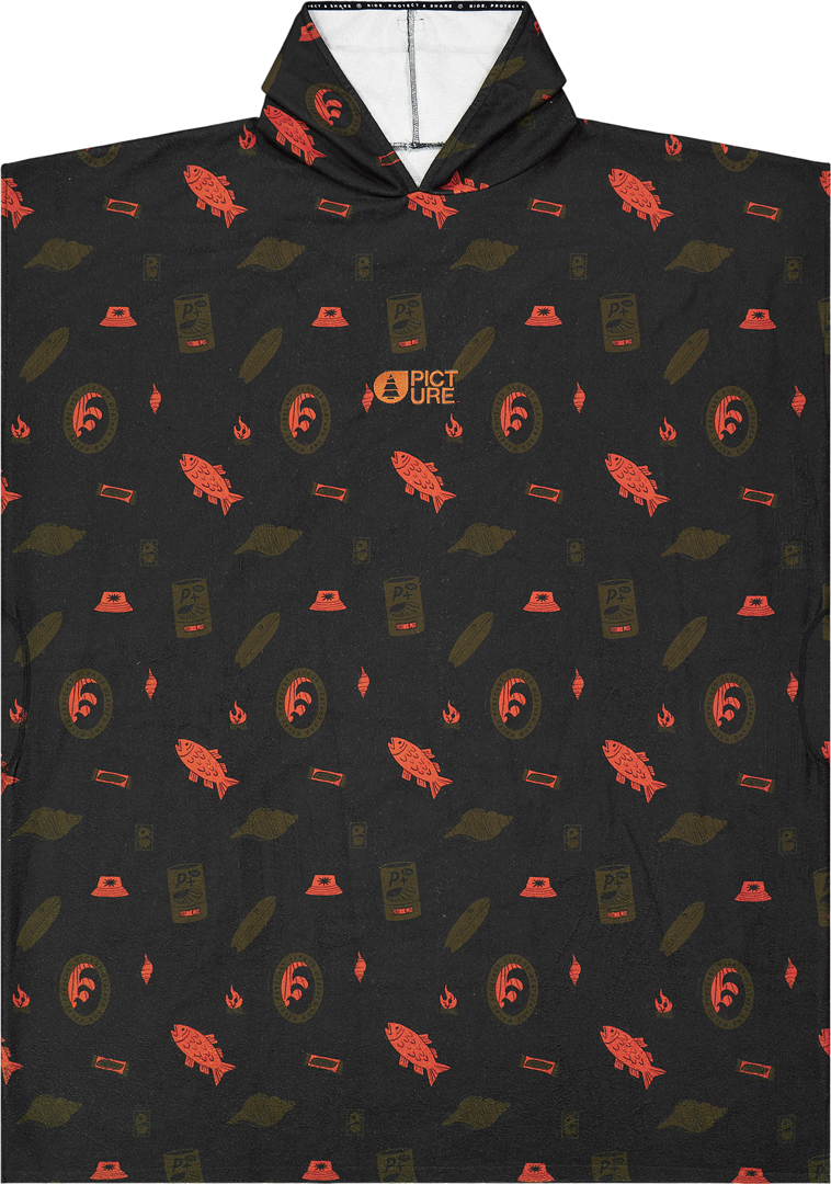 Product image 1 of the product “TASMAN Poncho 2026 sea rider print ”