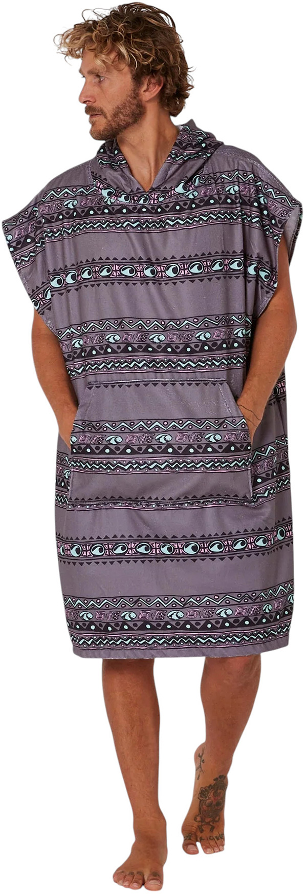 Product image 1 of the product “DIGITAL HOODED Poncho 2025 charcoal ”