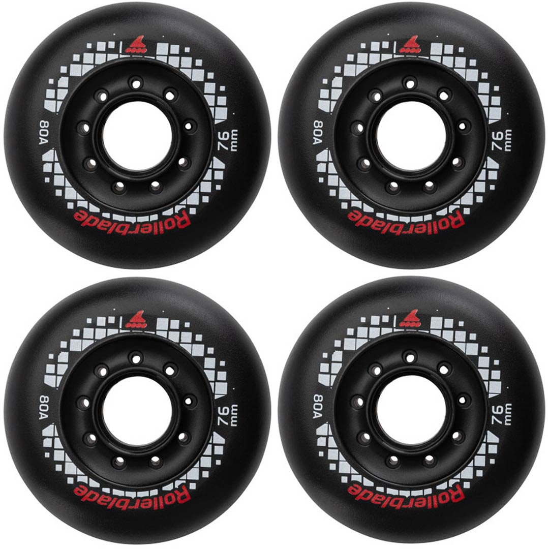 Product image 1 of the product “APEX 4-Pack Wheelset 2026 black 76mm/80A”