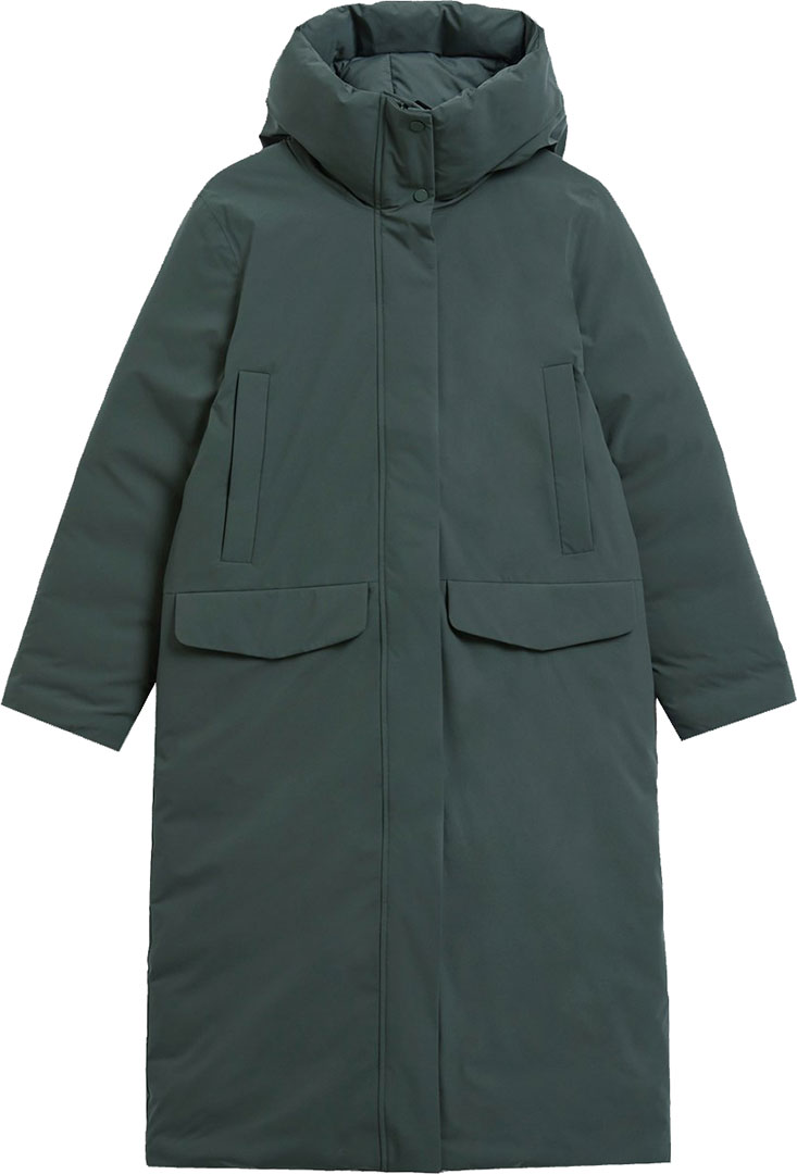 Pre-owned Elvine Mantel Übergangs Jacke Asha Mantel 2024 Sea Weed Parka Freizeit Anorak In Grün