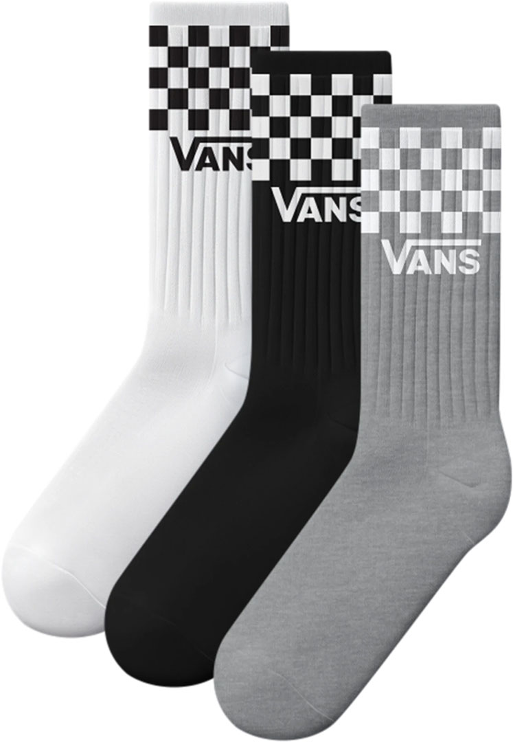 Product image 1 of the product “CLASSIC CHECK CREW ROX 3-Pack Socks 2027 black/white 48-51”