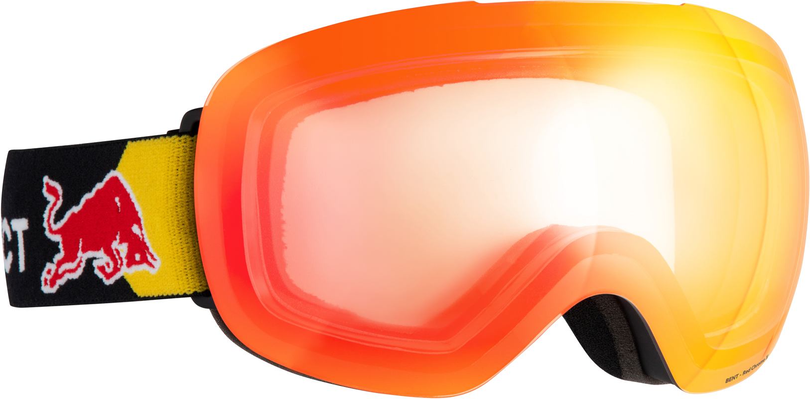 Product image 1 of the product “RED BULL BENT Goggle 2026 black/red chrome ”