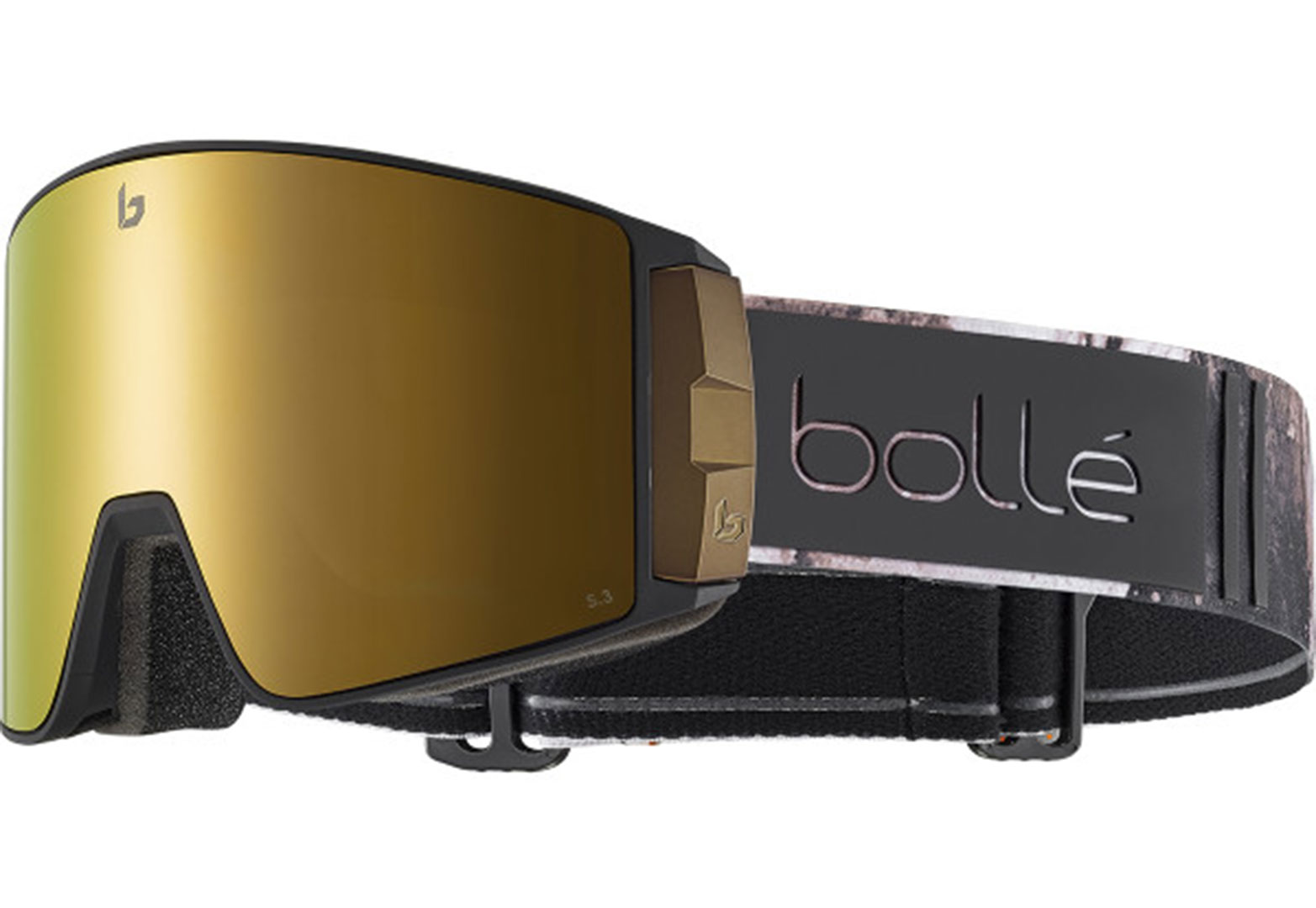 Product image 1 of the product “BLACKRIDGE Goggle 2027 brushstroke matte/gold ”