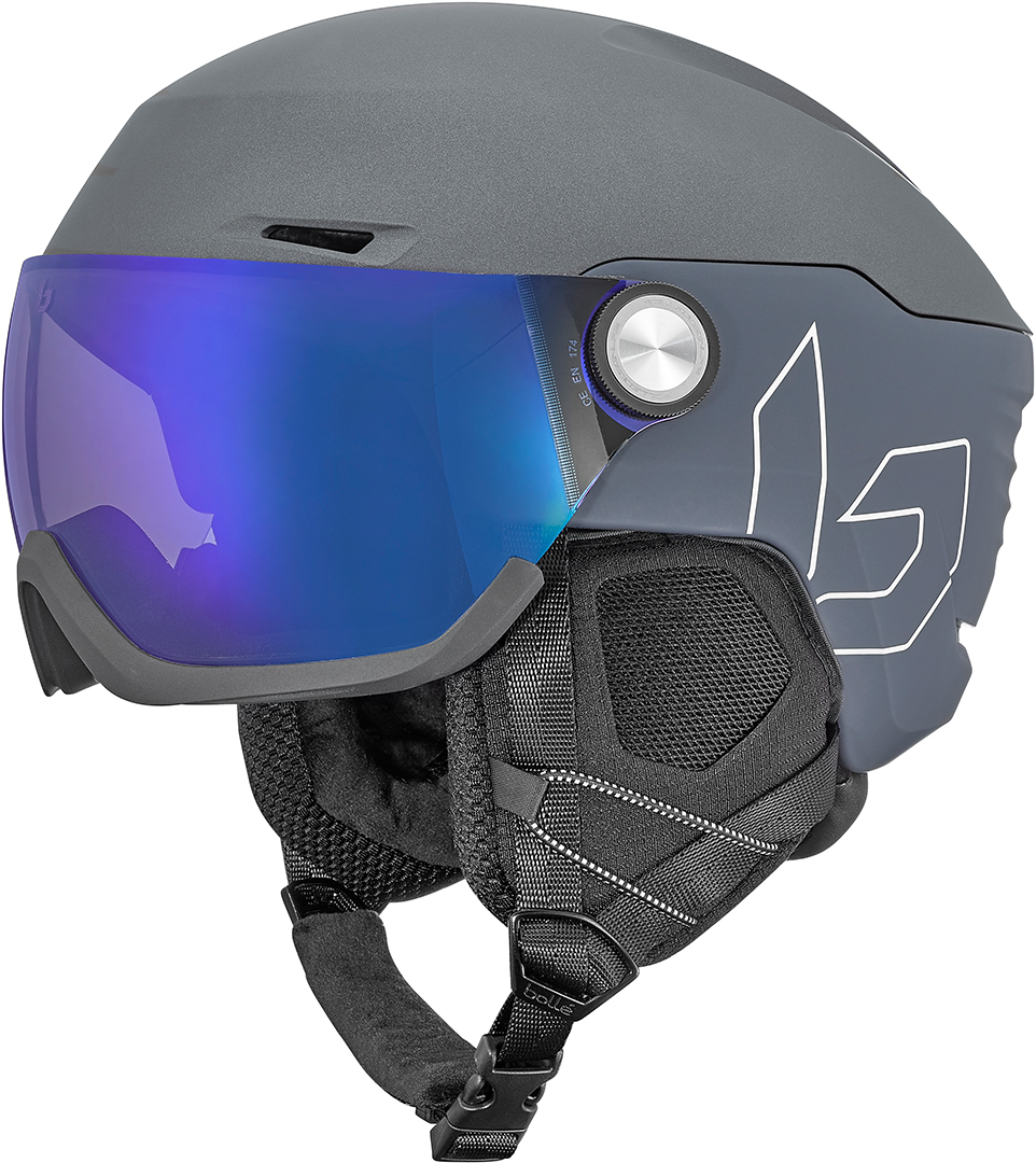 Product image 1 of the product “V-RYFT PURE Helmet 2026 grey matte/photochimic blue M”