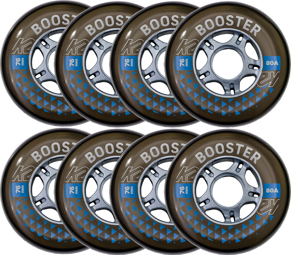 Artikelbild 1 des Artikels “BOOSTER 76mm/80a 8er Pack Rollenset inkl. ILQ5 Kugellager “