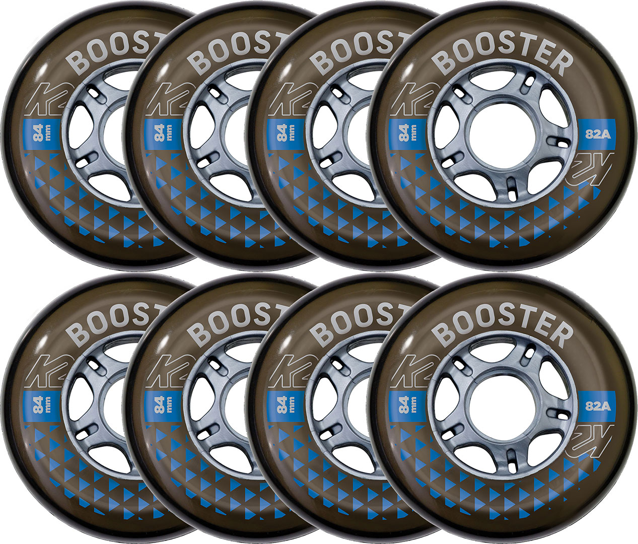 Artikelbild 1 des Artikels “BOOSTER 84mm/82a 8er Pack Rollenset inkl. ILQ7 Kugellager “