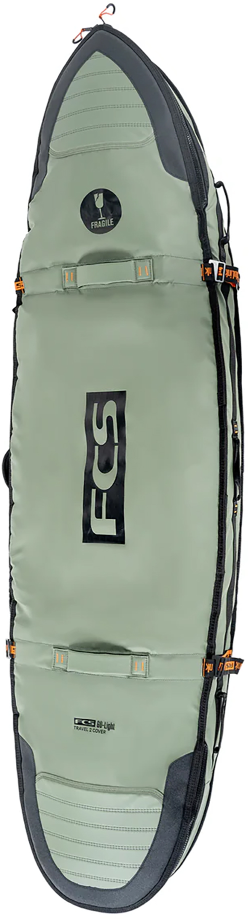 Product image 1 of the product “TRAVEL 2 SHORTBOARD/FISH Surfcover 2026 alpine 6,3”