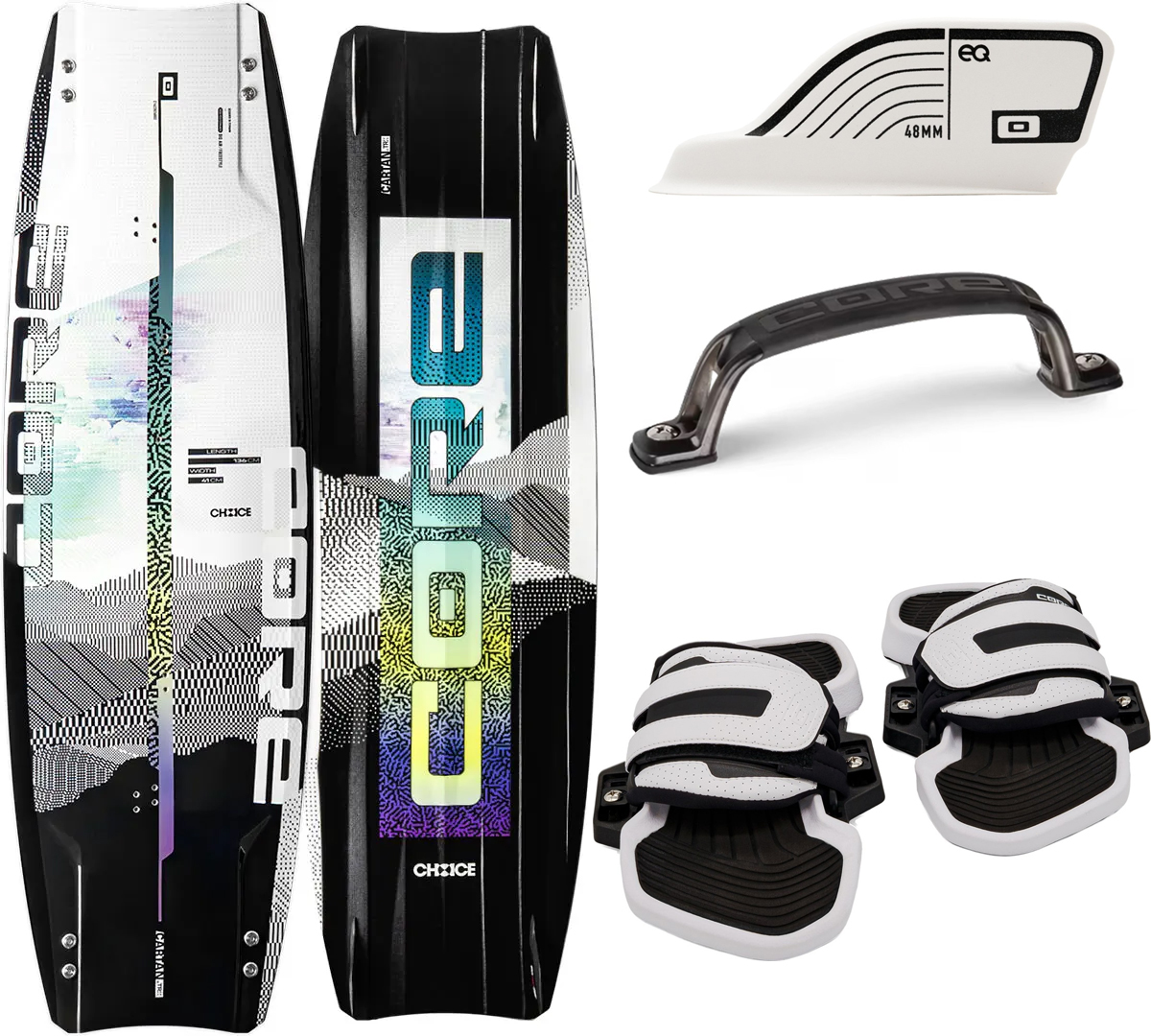 Artikelbild 1 des Artikels “CHOICE 7 TEST Kiteboard 138x41,5 inkl. UNION PRO 5 Pads + Straps M/L“