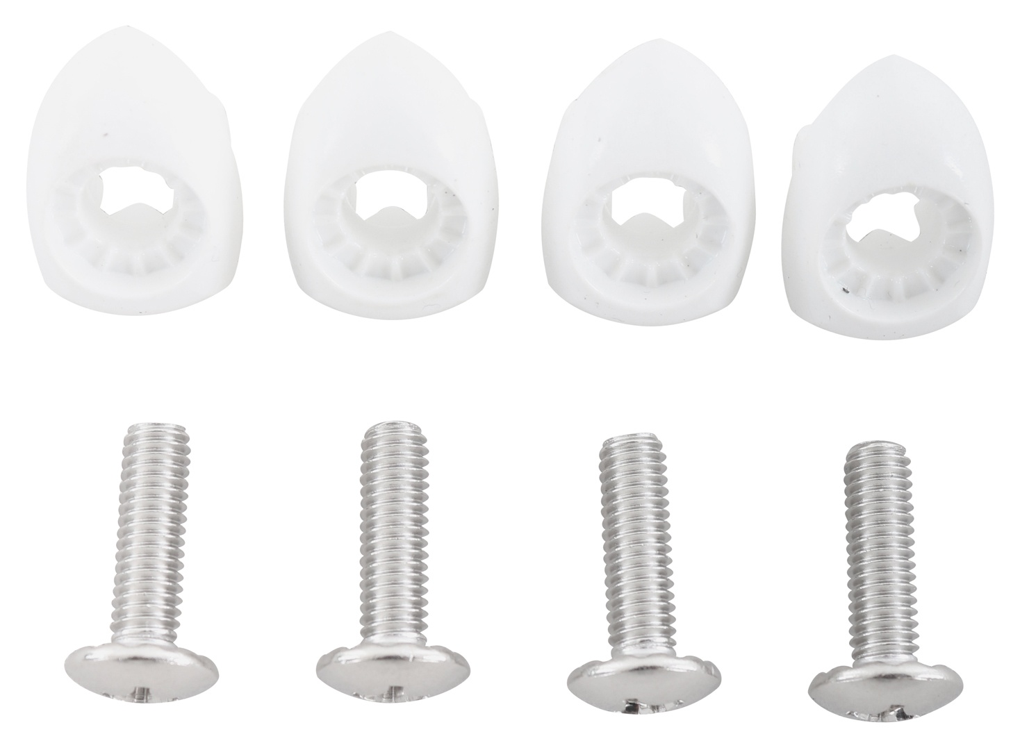 Artikelbild 1 des Artikels “UNION PRO M6 20mm Bindungsschrauben + Unterlegscheiben 4er Set white “