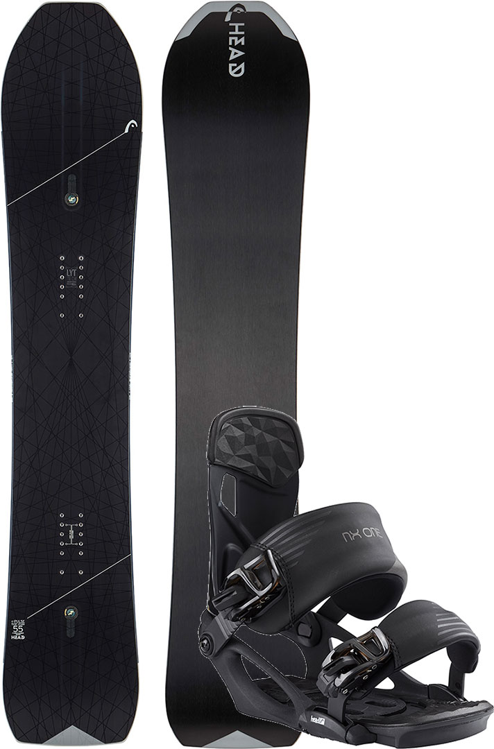 HEAD Snowboard Set Snowboardset E-PULSE LYT 155 2023 inkl. NX ONE black