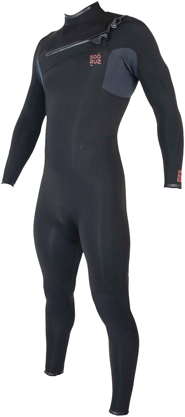 SOÖRUZ Neopren Surfanzug Neoprenanzug FIGHTER OYSTERPRENE 43 CHEST ZIP Full