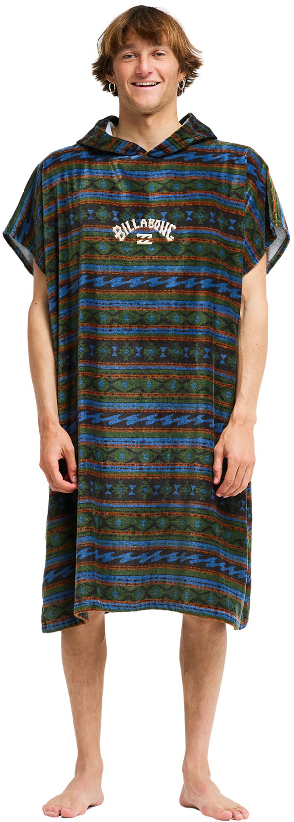 Product image 1 of the product “MENS HOODED Poncho 2027 raven ”