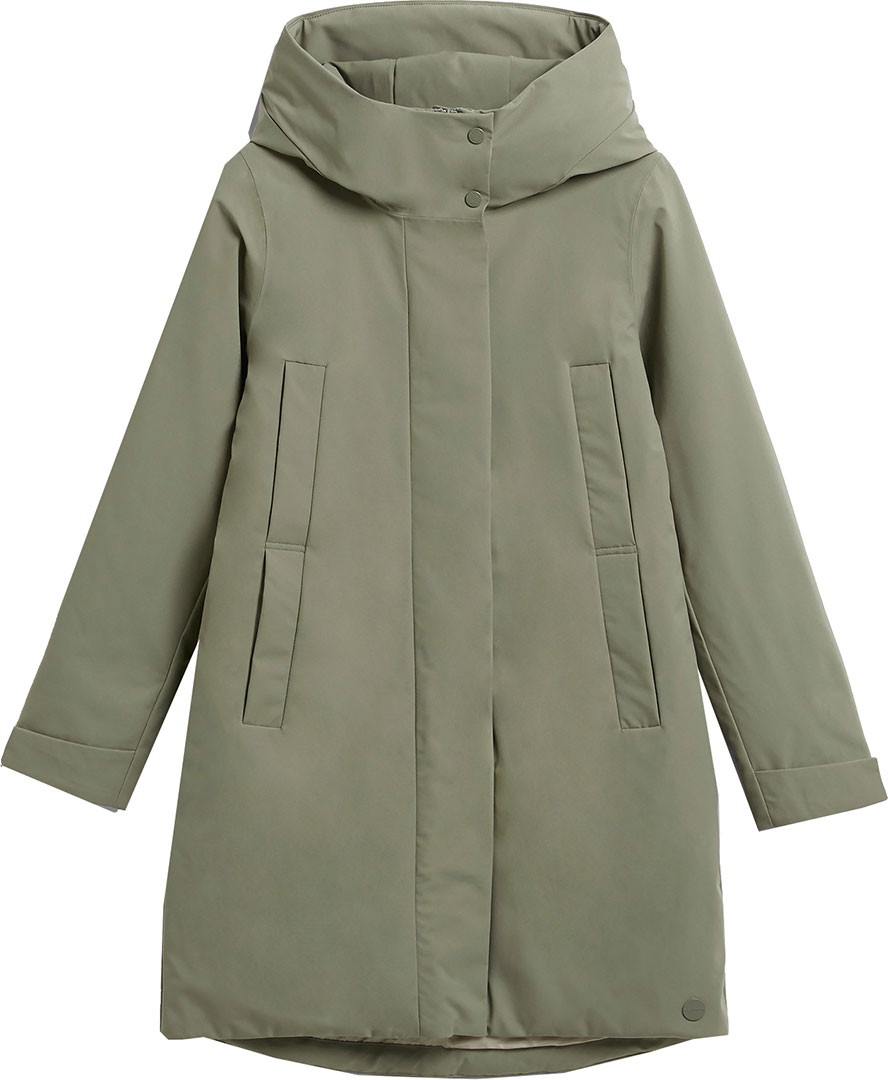 Pre-owned Elvine Mantel Übergangs Jacke Eline Mantel 2025 Sage Parka Freizeit Anorak In Grün