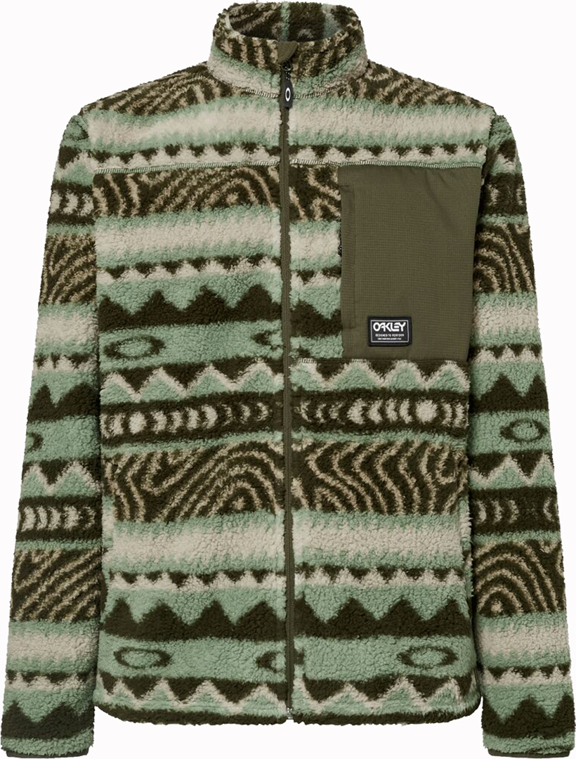 Artikelbild 1 des Artikels “MOUNTAIN FIRE SHERPA LTD Zip Fleece 2027 green norway pattern M“