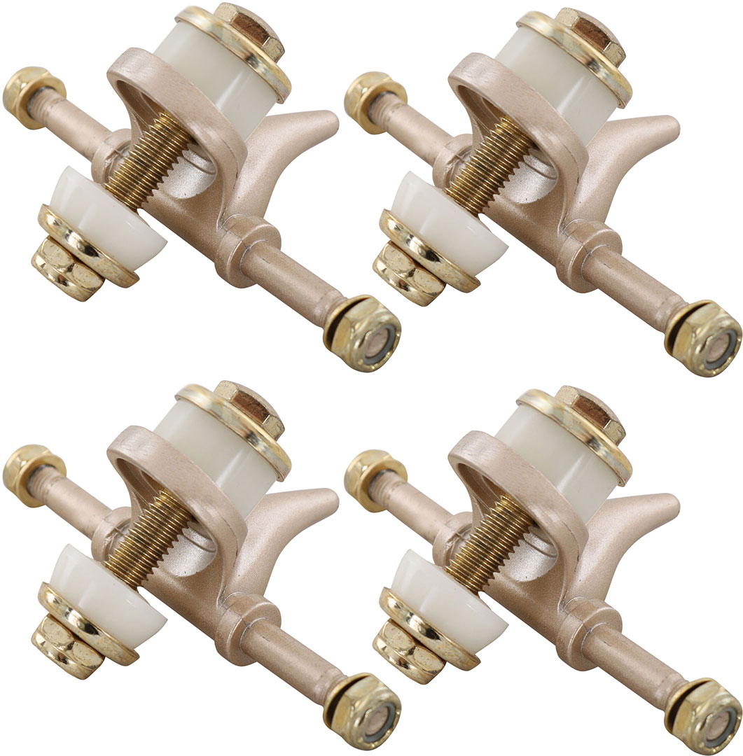 Product image 1 of the product “QUAD SKATE Trucks 4 Pack gold ”
