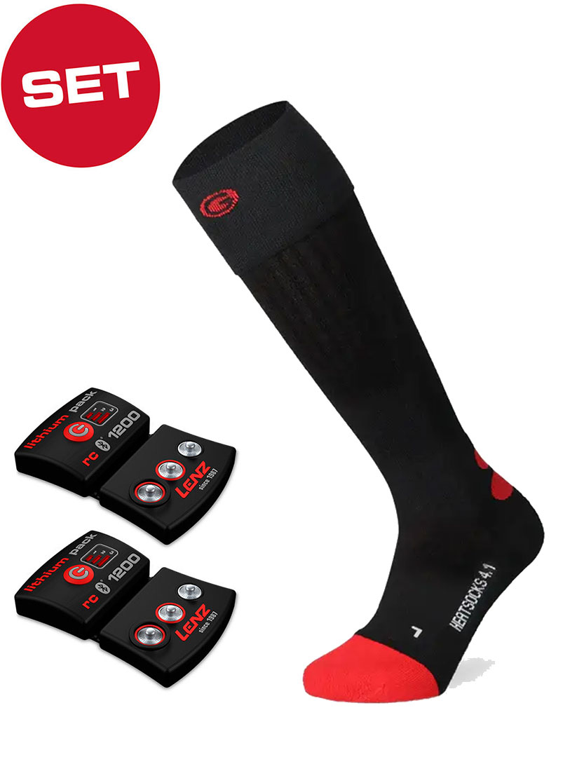 Artikelbild 1 des Artikels “HEAT 4.1 Socken 2026 inkl. LITHIUM RCB 1200 Pack 39-41“