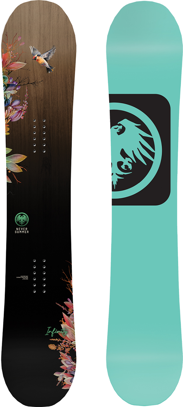 NEVER SUMMER Snowboard All Mountain INFINITY Snowboard 2025 Snow Board Winter