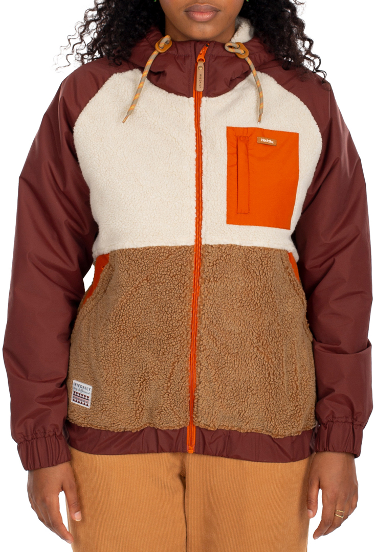 IRIEDAILY Giacca da donna ARCTIKMIX, rum scuro, XS