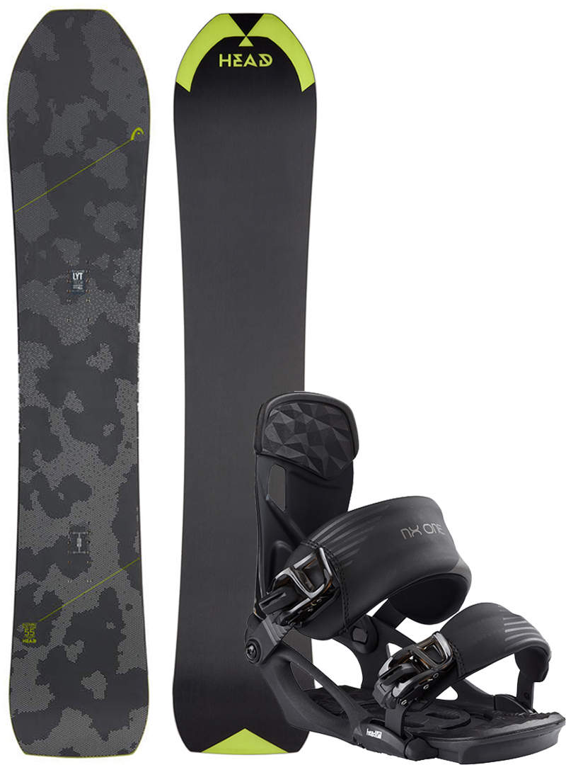 HEAD Snowboard Set Snowboardset KIZAMU LYT 155 2022 inkl. NX ONE 2023 black