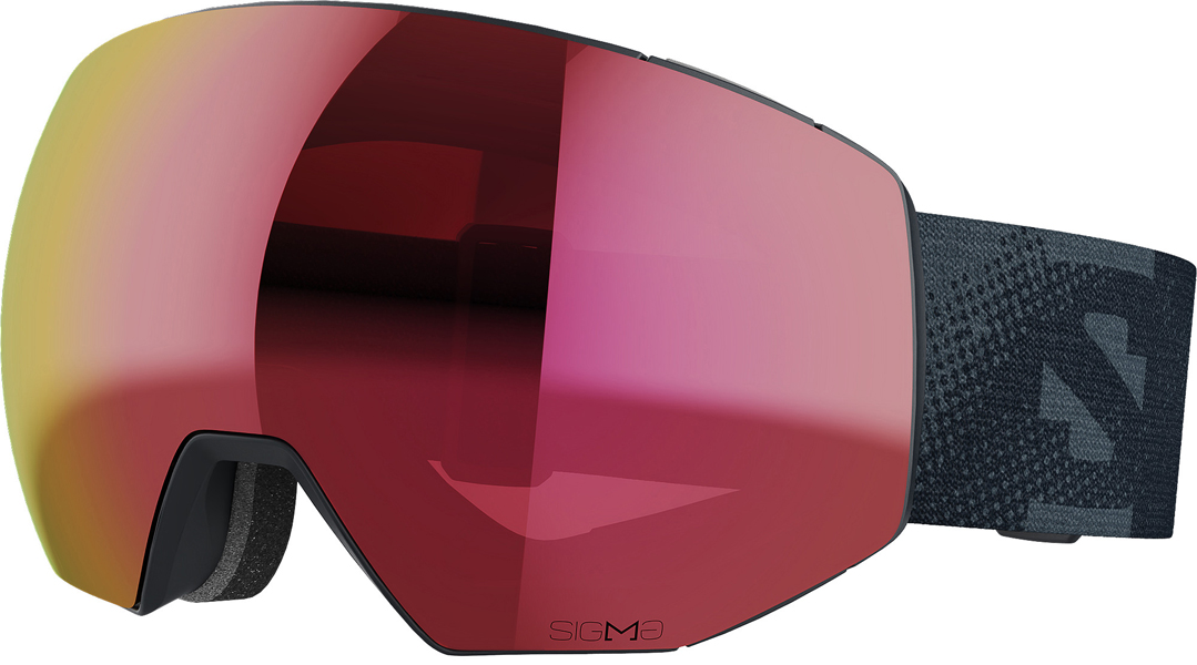 Product image 1 of the product “RADIUM PRIME SIGMA Goggle 2025 ebony/sigma poppy red ”