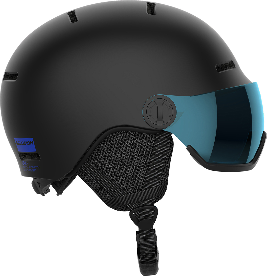 Artikelbild 1 des Artikels “ORKA VISOR Helm 2027 black/universal flash blue KS“