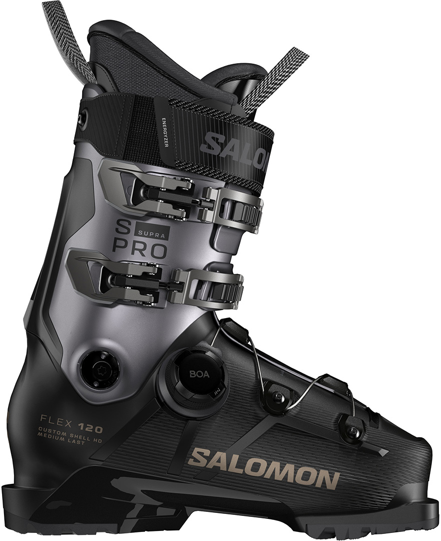 Product image 1 of the product “S/PRO SUPRA BOA 120 GW Ski Boot 2026 black/beluga metallic/titanium metallic pd 29/29.5”