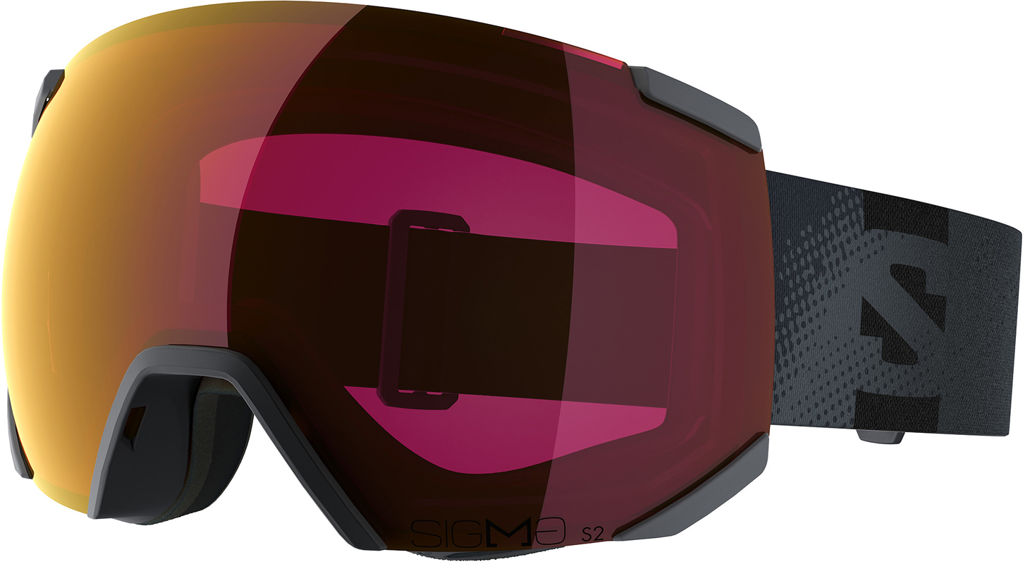 Product image 1 of the product “RADIUM SIGMA Goggle 2026 ebony/sigma poppy red ”