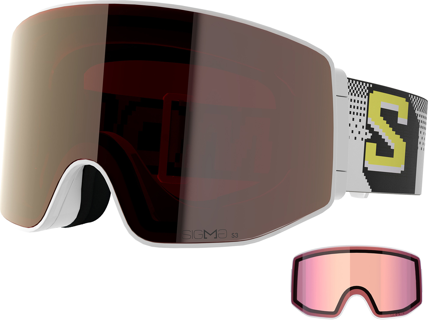 Artikelbild 1 des Artikels “SENTRY PRIME SIGMA Schneebrille 2026 white/sigma gun metal “