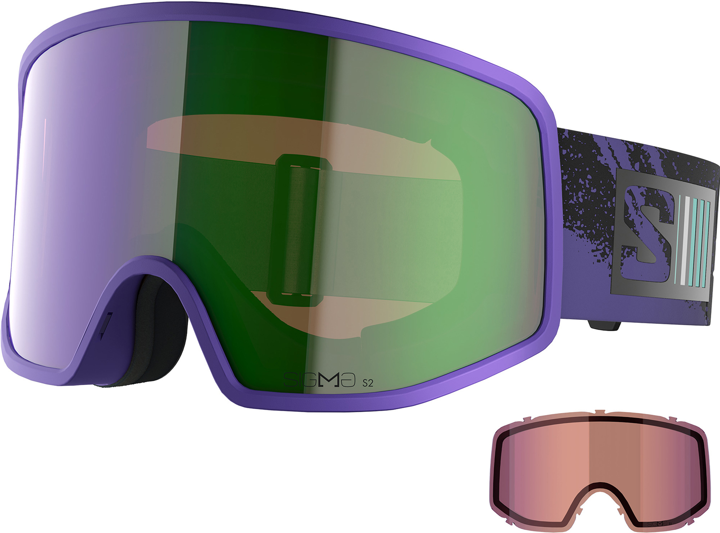 Artikelbild 1 des Artikels “SENTRY PRO SIGMA Schneebrille 2026 ultra violet/sigma emerald “