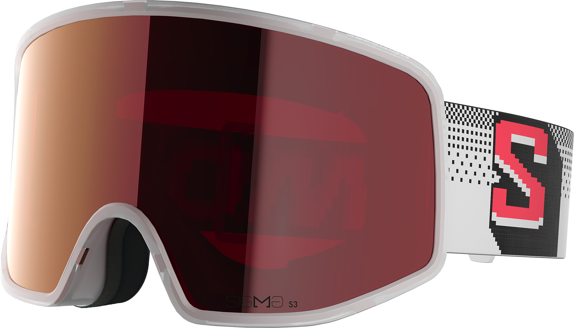 Artikelbild 1 des Artikels “SENTRY PRO SIGMA Schneebrille 2027 translucent frozen/sigma fire red “
