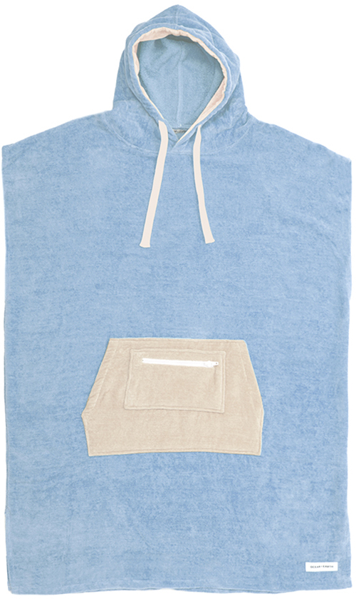Product image 1 of the product “LADIES DAYDREAM HOODED Poncho 2026 pale blue ”
