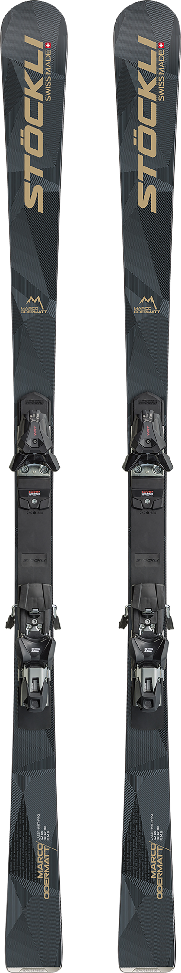 Product image 1 of the product “LASER WRT PRO MARCO ODERMATT Ski Set 2027 172 | WRT D20+WRT 12 GW”