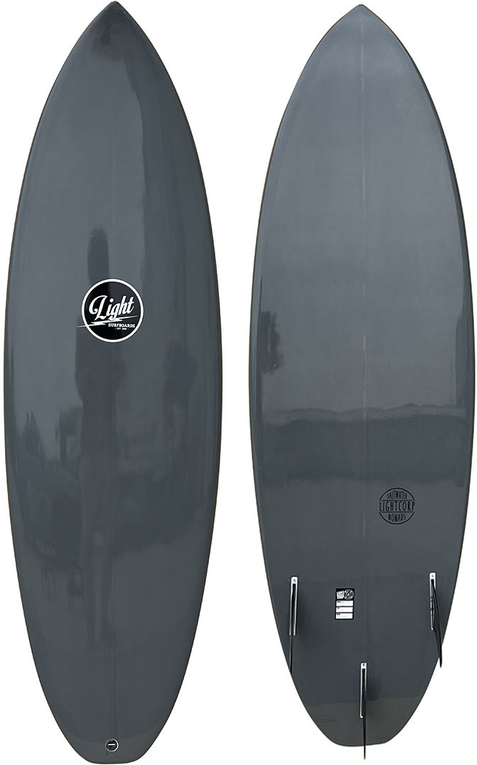 Product image 1 of the product “RIVER RESIN Surfboard grey 5,4”