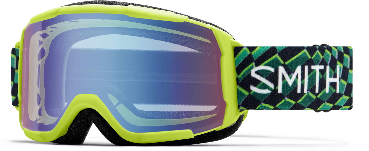 Artikelbild 1 des Artikels “DAREDEVIL Schneebrille 2026 electric lime left turn/blue sensor mirror “