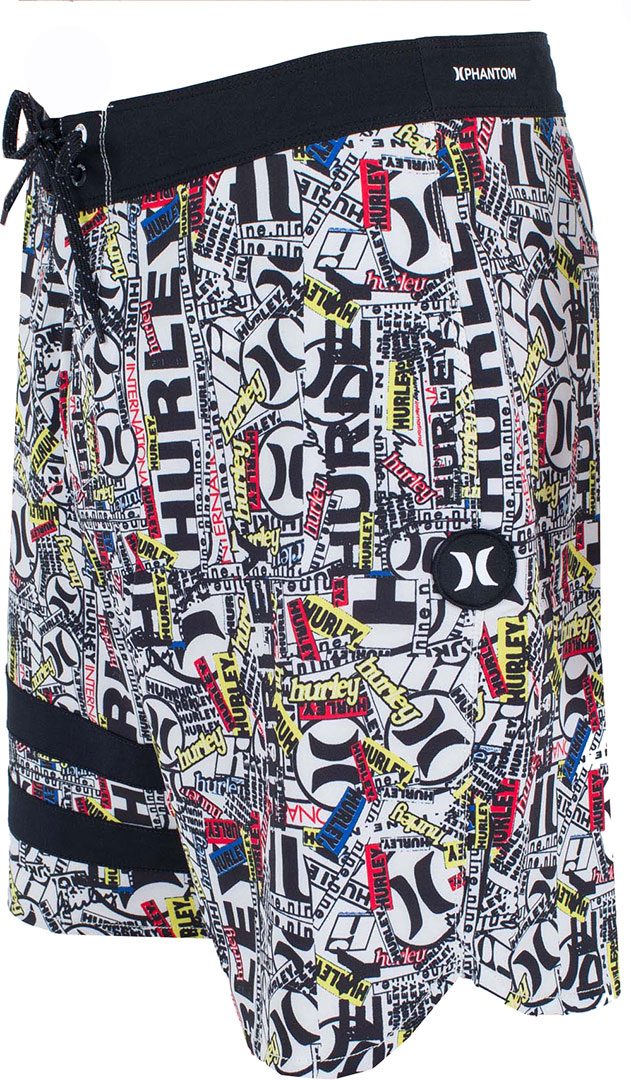 Product image 1 of the product “PHANTOM-ECO 25TH S1 BLOCK PARTY 18 Boardshort 2024 barely bone 34”