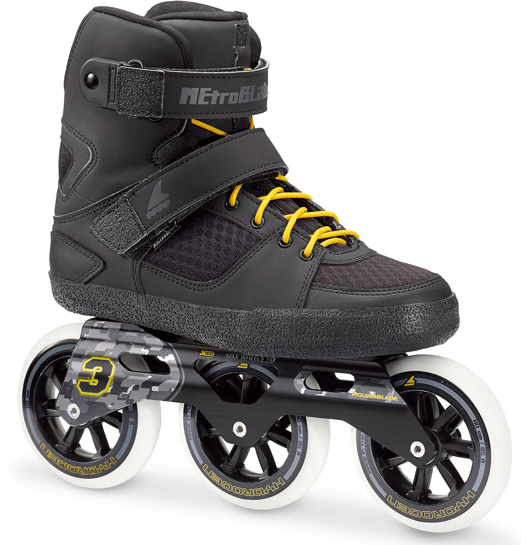 METROBLADE 110 3WD Inline Skate 2018 black/yellow Warehouse One