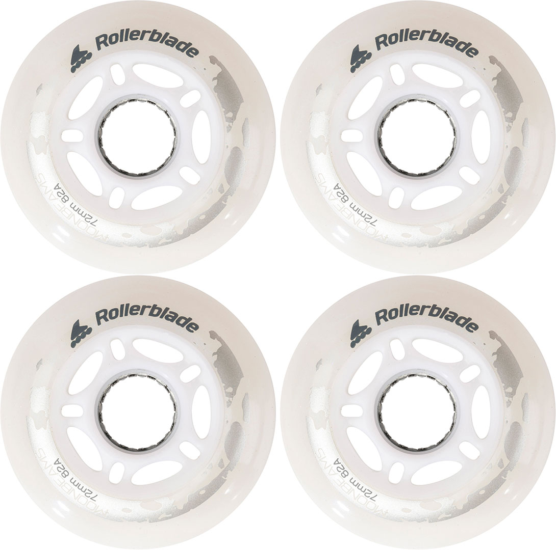 Product image 1 of the product “MOONBEAMS LED 72mm/82a 4-Pack Wheelset 2026 white ”