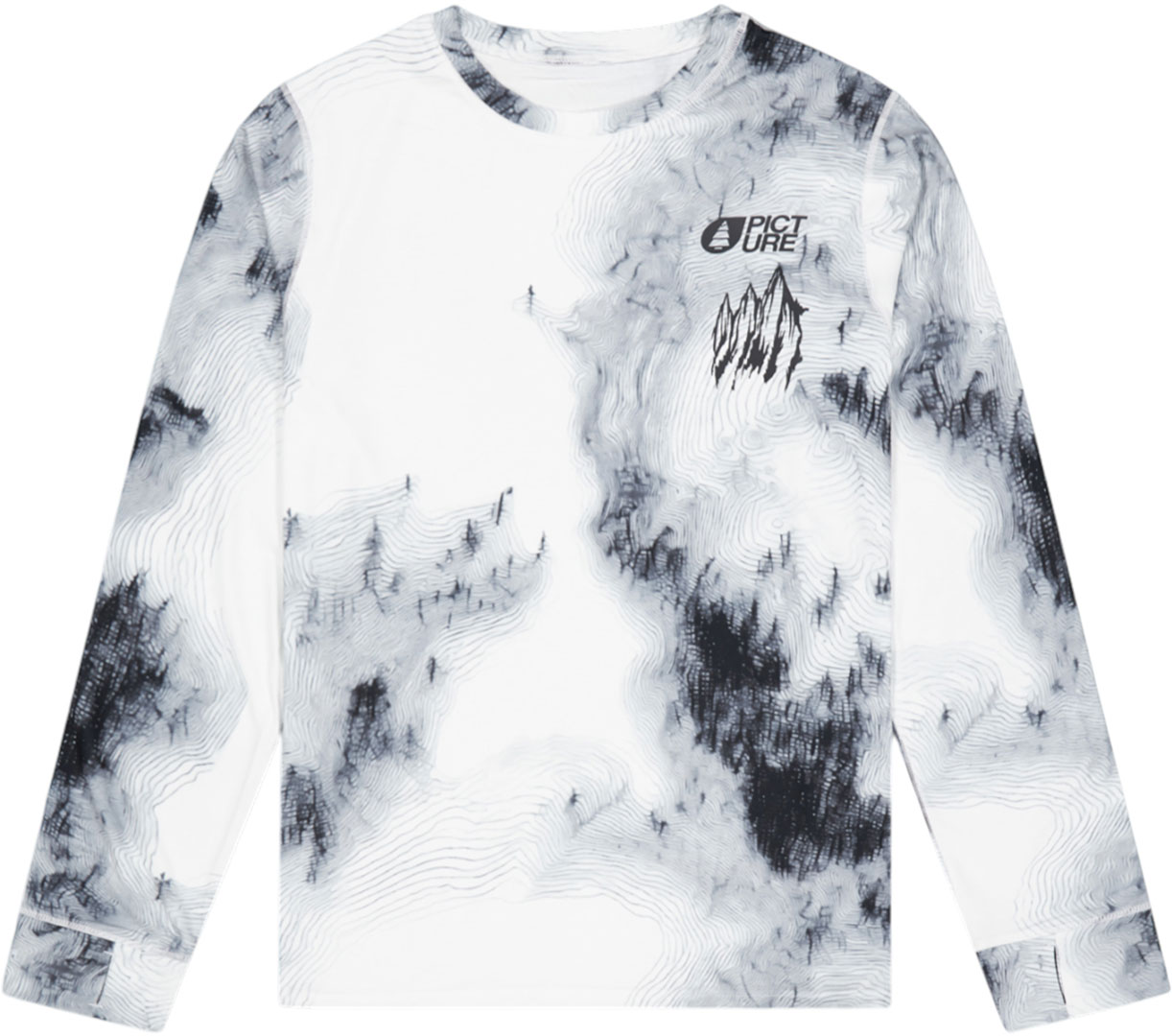 Product image 1 of the product “LHOTSE PRINTED Top 2026 snowy pine print XS”