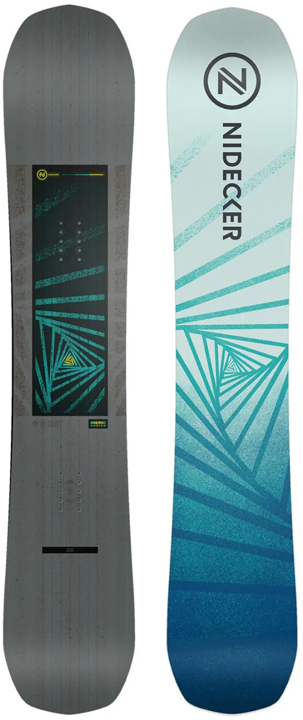 NIDECKER Snowboard All Mountain MERC WIDE Snowboard 2025 Snow Board Winter