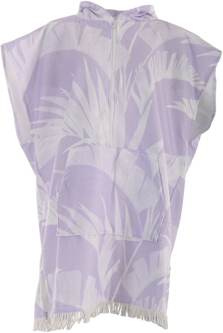 Product image 1 of the product “LADIES HOODED ZIP Poncho 2025 violet ”