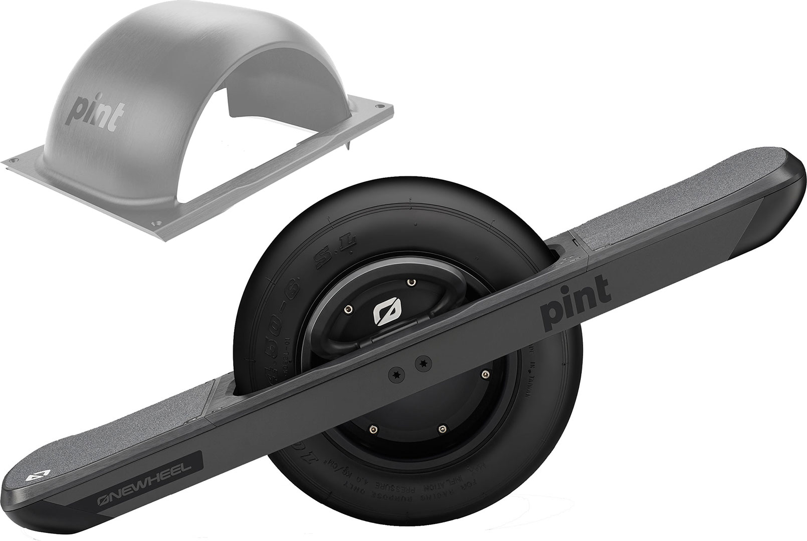 Artikelbild 1 des Artikels “ONEWHEEL PINT slate inkl. PINT FENDER KIT light grey “