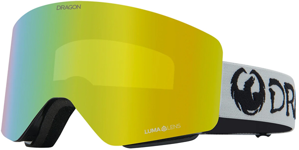 Product image 1 of the product “R1 Goggle 2026 classic grey/lumalens gold ion + lumalens amber ”