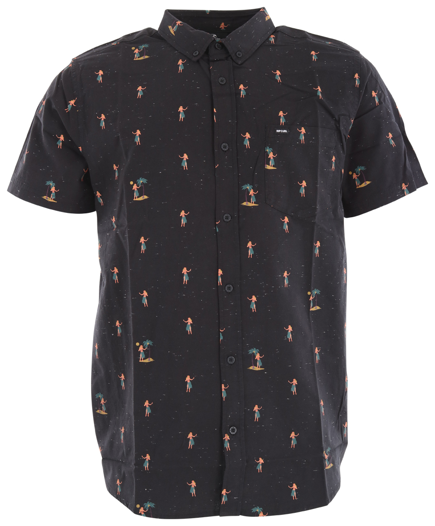 Camisa Camisa RIP CURL Camisa HULA BREACH 2025 Camisa Negra Top Camisa - Imagen 7 de 24