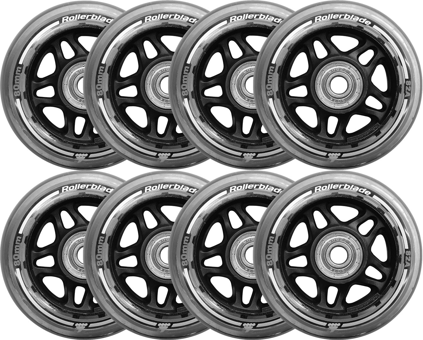 Product image 1 of the product “80mm/82a 8-Pack Wheelset 2023 incl. SG7 Bearings ”