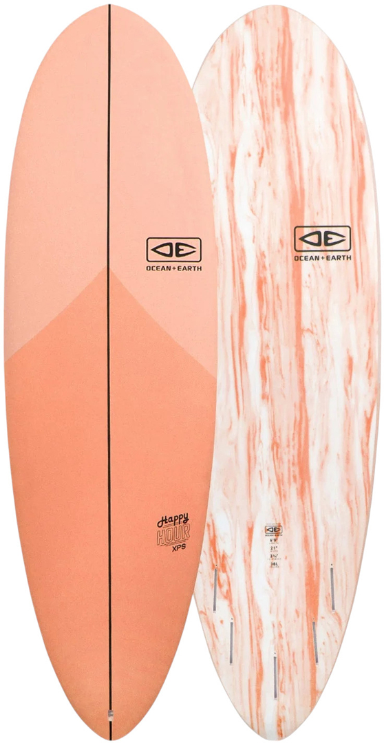 Product image 1 of the product “HAPPY HOUR EPOXY SOFT Surfboard 2026 apricot 6,0”