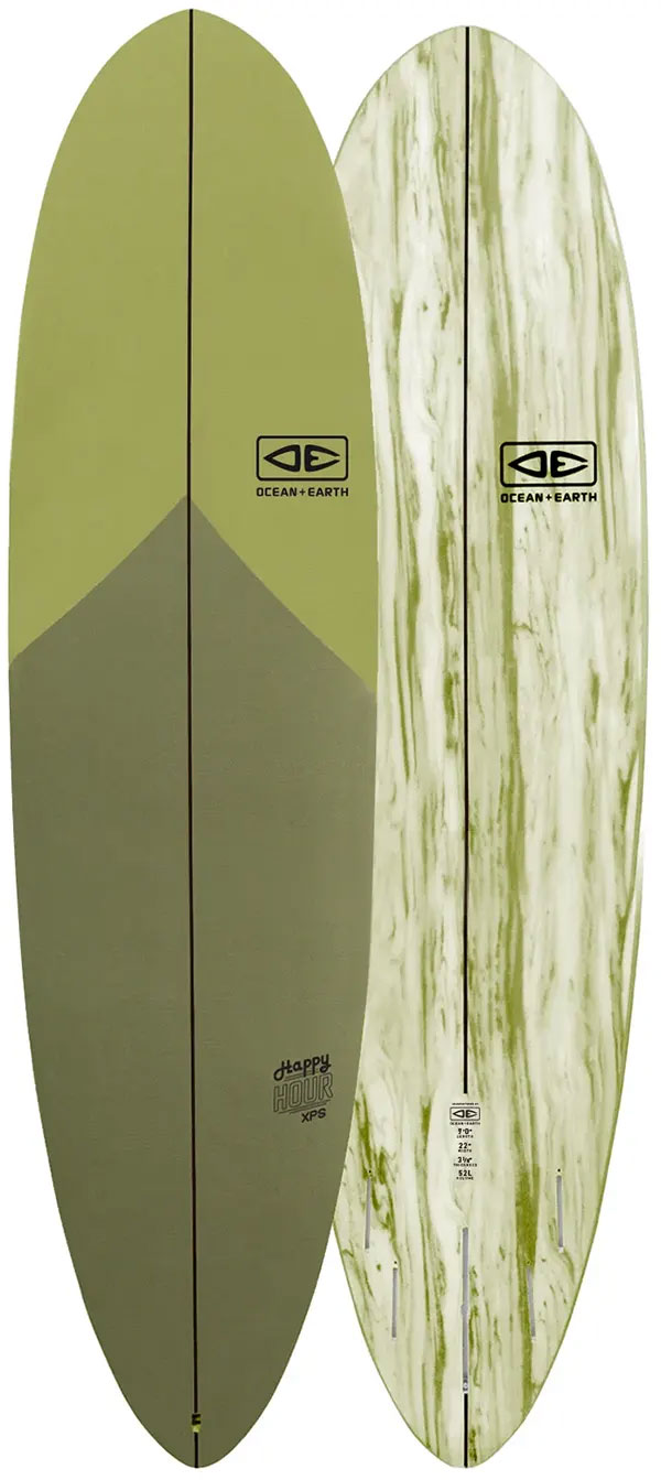 Artikelbild 1 des Artikels “HAPPY HOUR EPOXY SOFT Surfboard 2026 olive 6,6“