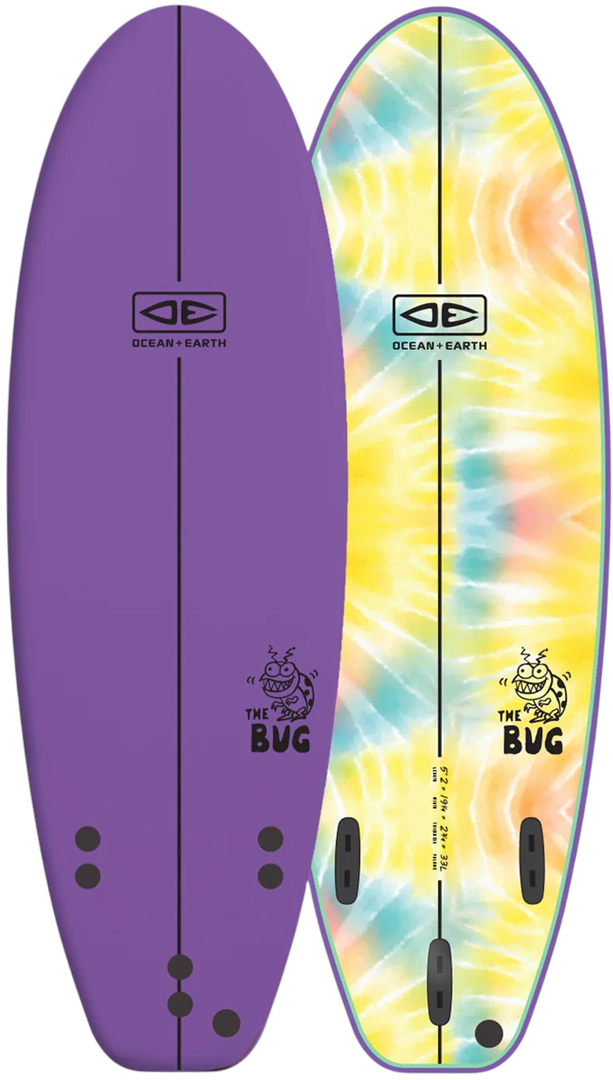 Product image 1 of the product “THE BUG Surfboard 2026 purple ”